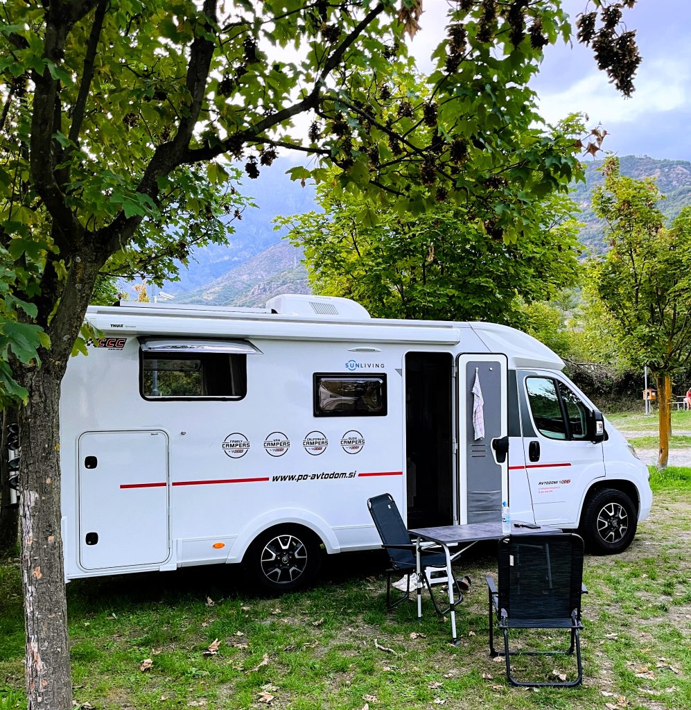 Camper van road trip Provence France