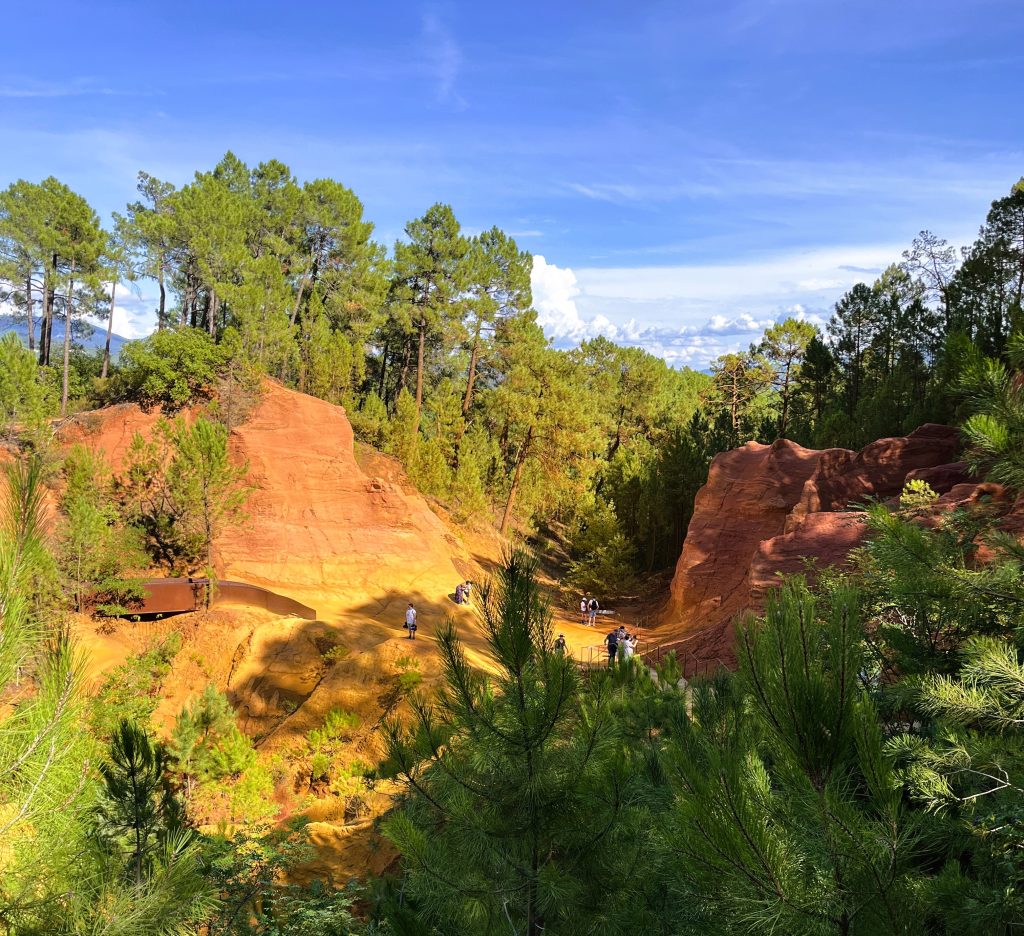 Sentier des Ocres Rousillon France